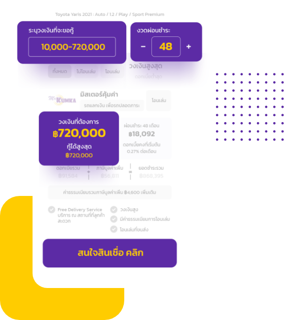 มิสเตอร์คุ้มค่า มีแต่คุ้มค่า สินเชื่อรถยนต์
