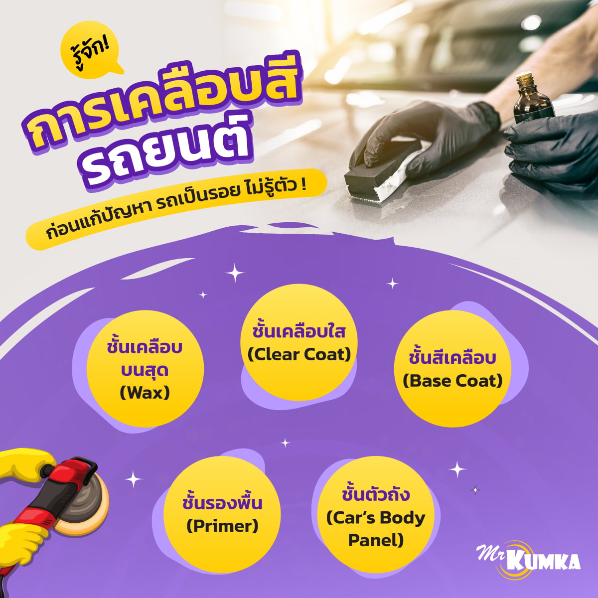 วิธีลบรอยขีดข่วนบนรถยนต์ ฉบับ DIY ทำง่ายๆ ด้วยตัวเอง