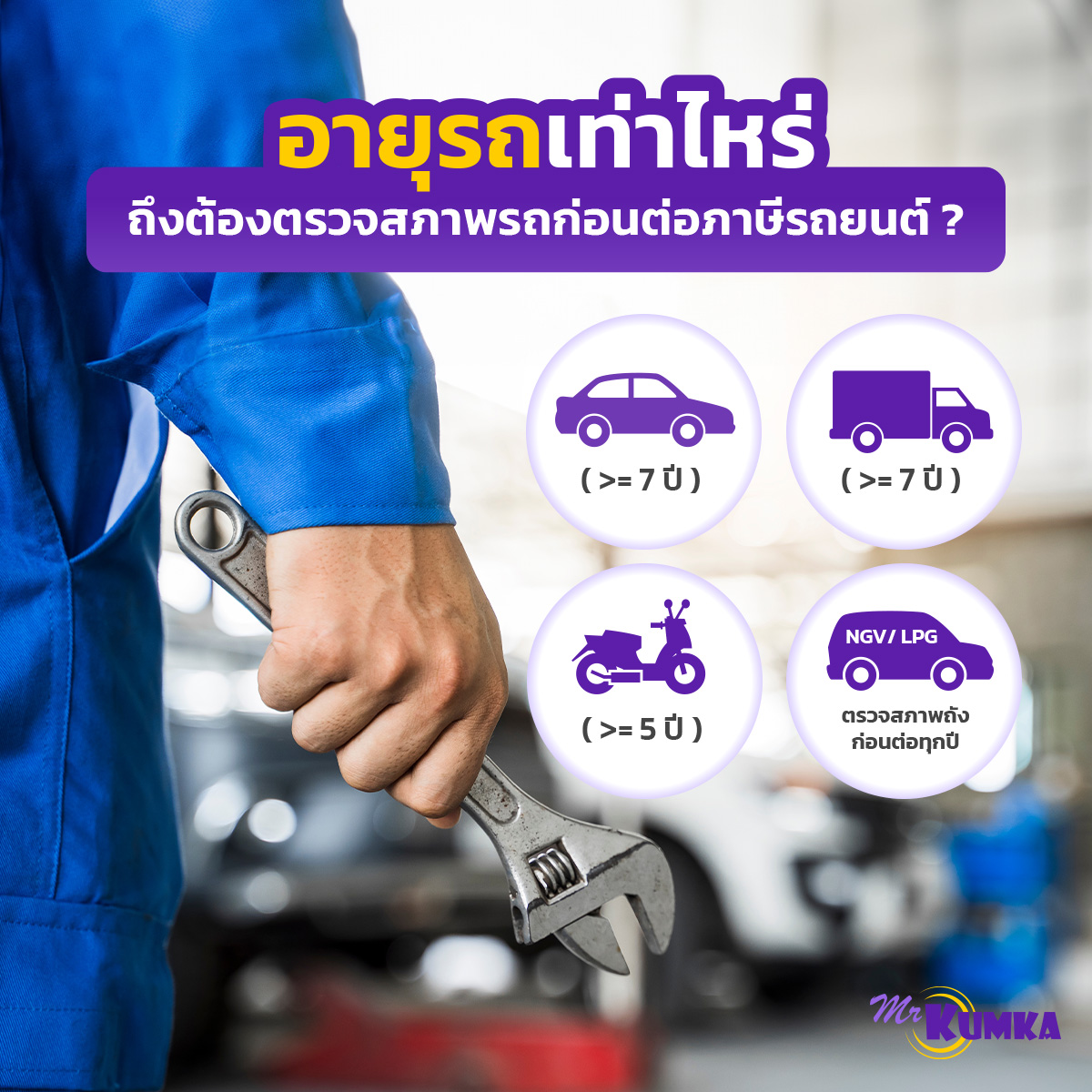 รถกี่ปีต้องตรวจสภาพ ก่อนต่อภาษีรถยนต์ประจำปี ? | มิสเตอร์ คุ้มค่า