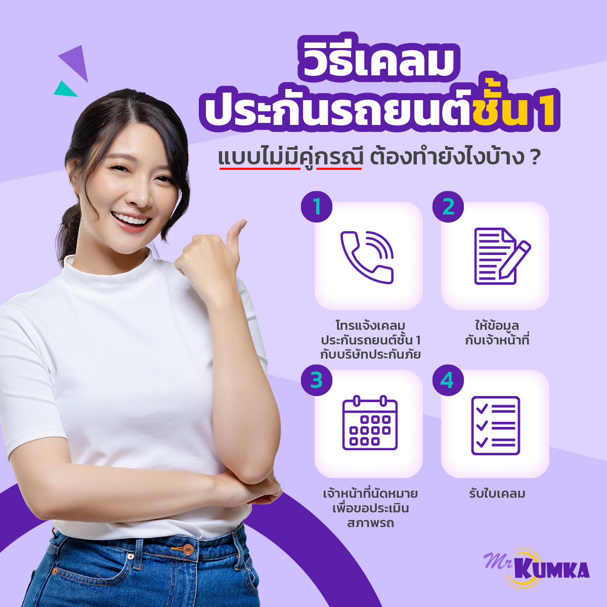 วิธีเคลมประกันรถยนต์ชั้น 1 แบบไม่มีคู่กรณี ต้องทำยังไงบ้าง? | มิสเตอร์ คุ้มค่า