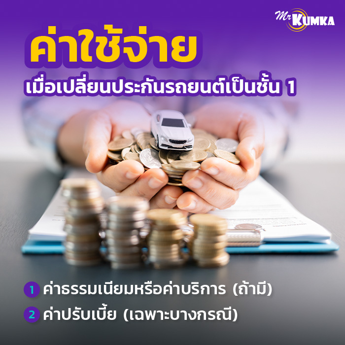 เปลี่ยนประกันรถยนต์ชั้น 2 เป็นชั้น 1 มีค่าใช้จ่ายอะไรบ้าง? | มิสเตอร์ คุ้มค่า 