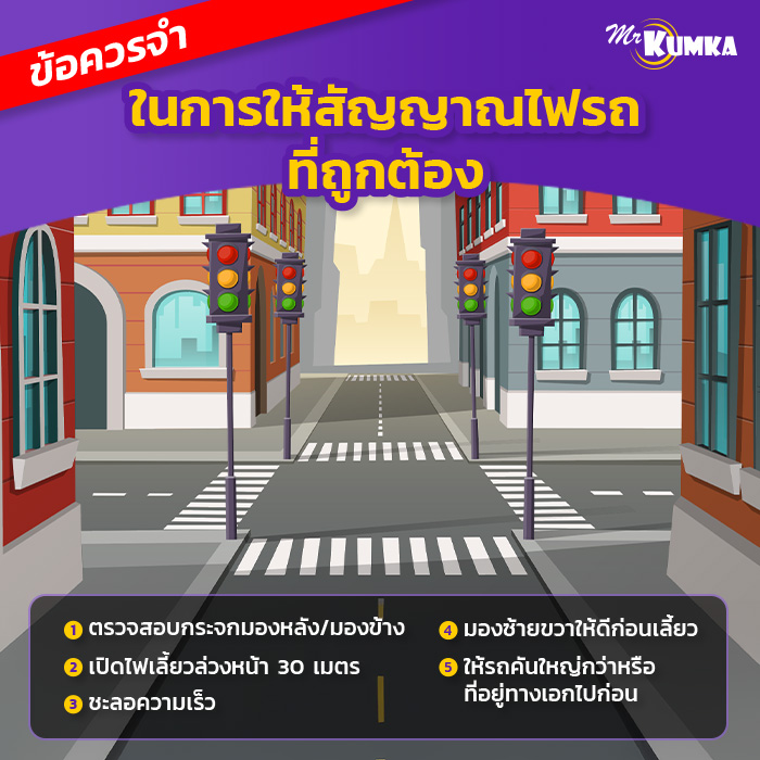 ข้อควรจำในการให้สัญญาณไฟรถที่ถูกต้องเมื่อเข้าสู่ทางร่วมทางแยก | มิสเตอร์ คุ้มค่า  