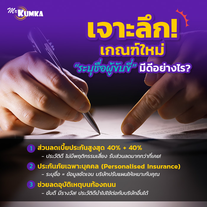 เจาะลึก! เกณฑ์ใหม่ “ระบุชื่อผู้ขับขี่” มีดีอย่างไร? | มิสเตอร์ คุ้มค่า   