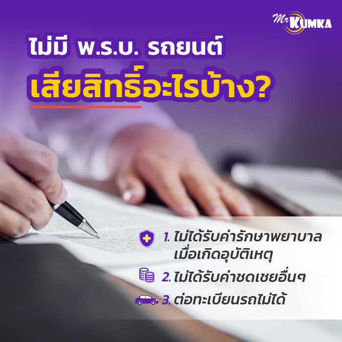 รถไม่มี พ.ร.บ. จะเสียสิทธิ์อะไรบ้าง? | มิสเตอร์ คุ้มค่า    