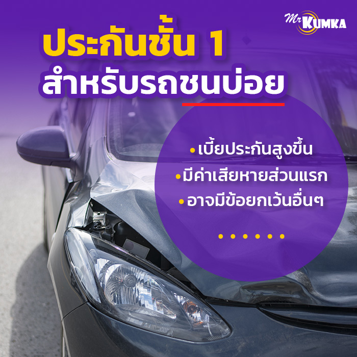  รถชนบ่อย ทำประกันชั้น 1 กรมธรรม์จะเป็นยังไง? | มิสเตอร์ คุ้มค่า 
