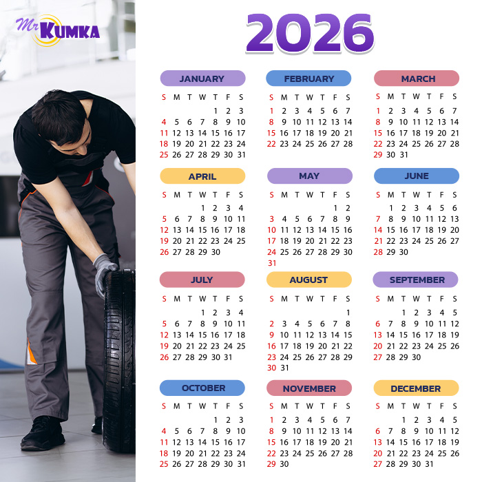 ตารางสัปดาห์ในปี ค.ศ. 2026 (ปี พ.ศ. 2569) | มิสเตอร์ คุ้มค่า